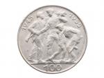 100 Kčs 1955b, 10. výročí osvobození ČSR_