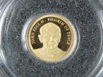 1 Dolar 2010 John Paul II., Au 999/1000, 0,5g, průměr 11 mm