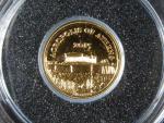 100 Francs 2015 Acropolis, Au 999/1000, 0,5g, průměr 11 mm