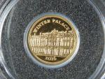 100 Francs 2016 - Winter palace,  Au 0,999, 0,5g, průměr 11 mm