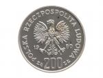 200 Zlotých 1980, hrabě Kazimír I., 17,6g, 0.750 Ag, 33mm, náklad 12,000ks_