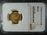 20 Koruna 1908 KB NGC MS 62