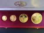 Jubilejní Svatováclavské dukáty 1 + 2+ 5 + 10 Dukát prvoražby z návrhů Otakara Španiela z r. 1923 varianta 
