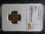 10 Koruna 1896 NGC MS 61