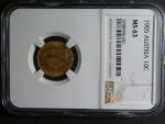 10 Koruna 1905 NGC MS 63