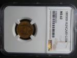 10 Koruna 1893 KB NGC MS 62