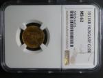 10 Koruna 1911 KB NGC MS 62