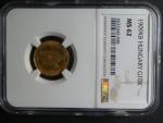 10 Koruna 1909 KB NGC MS 62
