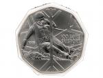 5 Euro 2005 100 let lyžování, v kartě, Ag 0.800, 10g_