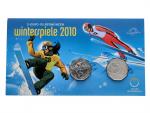 2x 5 Euro 2010 Zimní hry, Ag 0.800, 10g_
