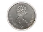 5 Dollar 1976, XXI. Olympijské hry Montreal, 24,3g, 37mm, 0.925 Ag_