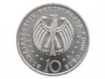 10 Euro 2010 F, 300. výročí výroby porcelánu v Německu, 0.925 Ag, 18g