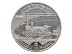10 Euro 2010 D, 175. výročí Německých železnic, 0.925 Ag, 18g