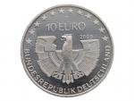 10 Euro 2005 D, Národní park Bavorských lesů, 0.925 Ag, 18g_