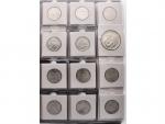 Kompletní sada stříbrných pamětních mincí 1954-1993, celkem 94 ks