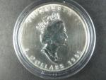 5 Dollars 1991 Maple Leaf 1 OZ Ag 999,9