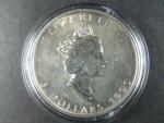5 Dollars 1990 Maple Leaf 1 OZ Ag 999,9