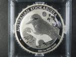 1 Dollars - 1 Oz (31,1g)  Ag - Kookaburra 2019, kvalita proof, Ag 0.999