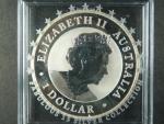 1 Dollars - 1 Oz (31,1g)  Ag - Koala 2009, kvalita proof, Ag 0.999