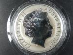 1 Dollars - 1 Oz (31,1g)  Ag - Kangaroo 2007, kvalita proof, Ag 0.999, KM 851