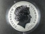 1 Dollars - 1 Oz Ag - Kangaroo 2008, kvalita proof, Ag 0.999, 31,1g, KM 1061