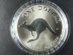 1 Dollars - 1 Oz Ag - Kangaroo 1998, kvalita proof, Ag 0.999, 31,1g, KM 365