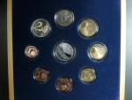 2023 ročníková sada 30.výročí vzniku Slovenské republiky, proof, dřevěná etue, náklad 1400 ks