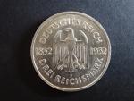 3 Reichsmark 1932 F Johann Wolfgang von Goethe, J.350