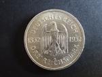 3 Reichsmark 1932 A Johann Wolfgang von Goethe, J.350