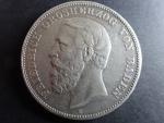 Baden, Friedrich I (1852-1907), 5 Mark 1875 G, J. 27, KM. 263.1