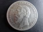 Baden, Friedrich I (1852-1907), 5 Mark 1876 G, J. 27, KM. 263.1