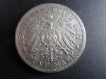 Baden, Friedrich I (1852-1907), 5 Mark 1891 G, J. 29, KM. 268
