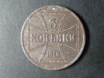 Obsazené území 1914-1918, 3 Kopeke 1916 A, J.603