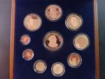 Cu repliky mincí slovenského štátu 1939 - 1945 5 h - 50 Ks (10 kusů), náklad 12 ks, certifikát, společná etue