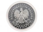 300000 Zlotých 1993, 50. výročí Waršavského povstání, 1 Oz Ag