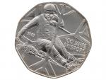 5 Euro 2005, 100. výročí sportovního lyžování, 0.800 Ag, 10g_