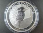 10 Dollars - 10 Oz Ag - Kookaburra 2014, kvalita proof, Ag 999/1000, 311,05g, etue