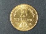 25 Schilling 1926, Au