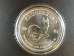 Krugerrrand 2021, 1 Oz Ag 9,999
