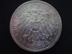 Prusko, Wilhelm II (1888-1918), 5 Mark 1893 A, J. 104, KM. 523