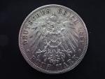 Württenberg, Wilhelm II. (1891-1918), 5 Mark 1899 F, J.176, KM. 632