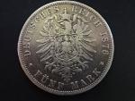 Prusko, Wilhelm I. (1861-1888), 5 Mark 1876 A, J. 97, KM. 503