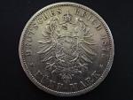 Prusko, Wilhelm I. (1861-1888), 5 Mark 1875 B, J. 97, KM. 503
