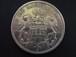 Hamburk, 5 Mark 1876 J, J.62, KM. 598