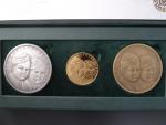 Au + Ag + Cu medaile Z.Fojtů - Operace Anthropoid z cyklu pocta medailérům, Au 999, 52,35g, Ag 999, 155g, mosaz 103g, 60 mm, ražba Česká mincovna 2021, náklad 10 ks, etue, certifikát