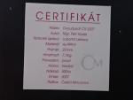 2007, Česká mincovna, zlatá medaile 2 Dukát 2007, Au 999,9,  náklad 500 ks, 7,78 g, etue, certifikát