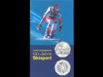 Rakousko 5 EUR 2005 100 Jahre Skisport