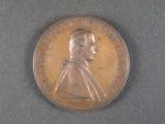 František kardinál Schonborn, bronz, průměr 50 mm, arc. pražský 1885-89