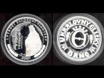 pamětní medaile 2007 Klub královny Elišky - I.výročí založení vinotéky, Ag999, 16g, hrana hladká, náklad 100ks