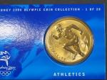 5 Dollars 2000, olympiáda Sydney 2000, No.1/28 ATLETIKA, orig. balení